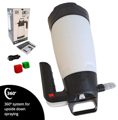 IK Multi Pro 2 360º – Acid-Resistant Pump Sprayer – 360º Spray System – Translucent Tank – Wide Filling Mouth – Safety Valve – 50 oZ Pressure Sprayer