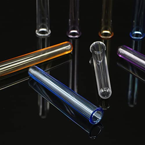 9Pcs Clear Test Tubes for Plant Propagation Station Hydroponic/Flowers for Home Office Desktop Decoration(Test Tube)