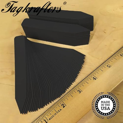 Black Premium Plant Tags 4" x 5/8" - 500 pcs