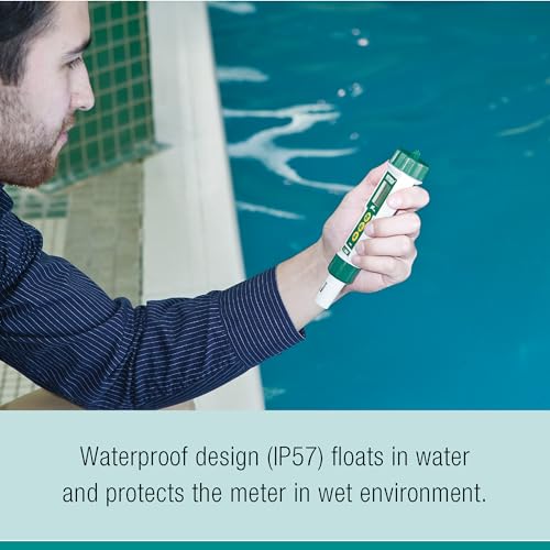Extech PH100 Waterproof ExStik II pH Meter Kit with Flat Surface Electrode and Temperature LCD Display - style: pH
