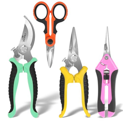 4-Pack Multifunctional Garden Scissors Set - style: BIDMLI02