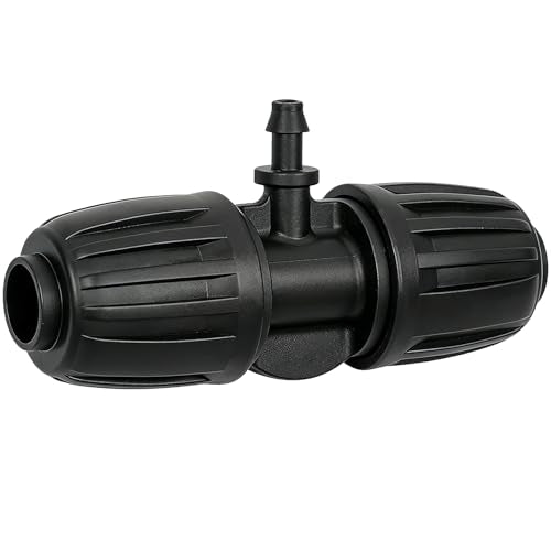 13 pack 1/2 Inch To 1/4 Inch Drip Irrigation Fittings, 1/2" (1/2" ID x 0.65" OD) to 1/4" Drip Line Reducing Tee 1/2" x 1/4" 3 Way Splitter Connectors for Garden Irrigation System - size: 1/2" x 1/4" Splitter-3 Way