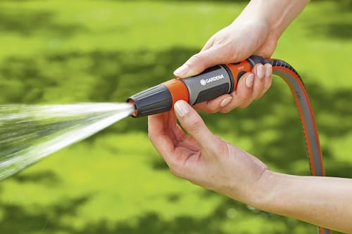 GARDENA Cleaning Nozzle: Water nozzle with infinitely adjustable jet, for cleaning and spraying, water stop, frost protection, packaged (18300-20) - style: Cleaning Nozzle