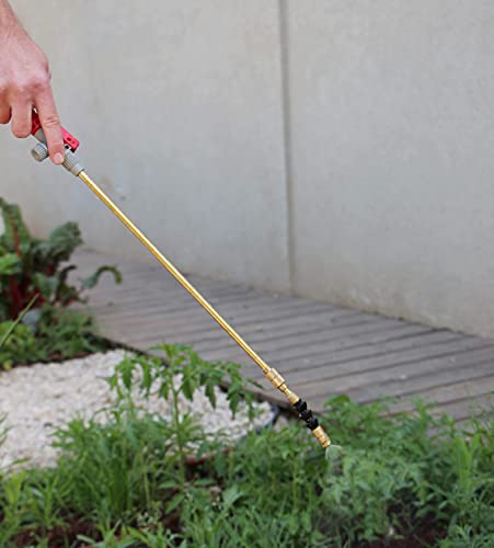 TABOR TOOLS 1.3 Gallon Lawn and Garden Pump Pressure with Pressure Relief Valve, Adjustable Shoulder Strap, Telescopic Adjustable Wand and Extra Set of Seals. N50TA. - size: 1.3 G + adjustable wand