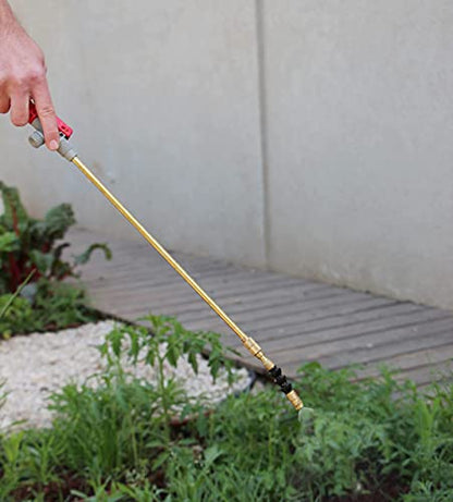 TABOR TOOLS 1.3 Gallon Lawn and Garden Pump Pressure with Pressure Relief Valve, Adjustable Shoulder Strap, Telescopic Adjustable Wand and Extra Set of Seals. N50TA. - size: 1.3 G + adjustable wand