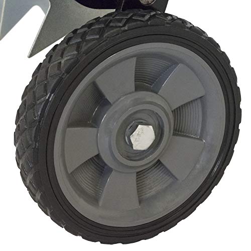 Agri-Fab 45-0544 40 inch Tow Behind Spike Aerator for Aerating Lawns; 10 Galvanized Steel Spike Disks, Universal Hitch, Black