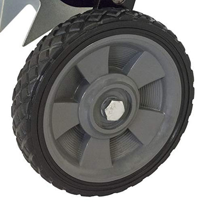 Agri-Fab 45-0544 40 inch Tow Behind Spike Aerator for Aerating Lawns; 10 Galvanized Steel Spike Disks, Universal Hitch, Black