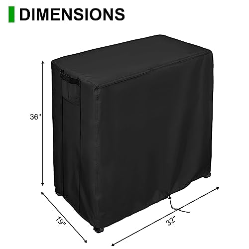 32 Inch Outdoor Potting Bench Cover for Patio Garden Cabinet with Storage