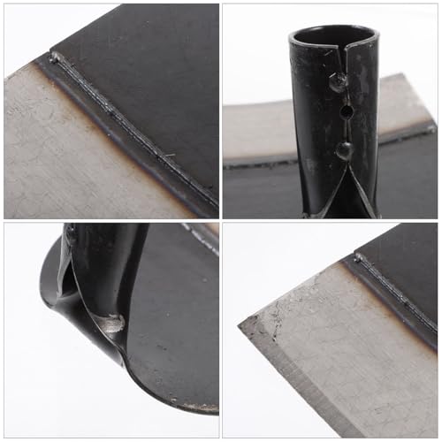 BESPORTBLE Heavy Duty Garden Hoe Tool for Weeding and Soil Loosening Solid Steel Construction Compact 7.28 Inch Hand Hoe for Backyard Gardening and Agricultural Use - size: 18.50X18.50X11.50CM