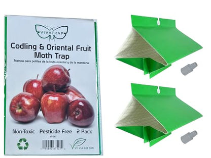 VivaTrap VT-106 Codling + Oriental Fruit Moth Trap & Lure (2 Pack)