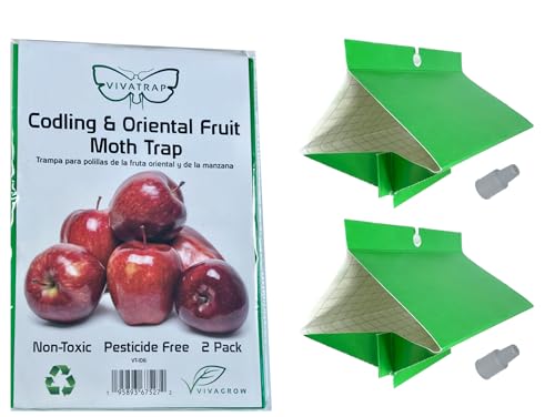 VivaTrap VT-106 Codling + Oriental Fruit Moth Trap & Lure (2 Pack)