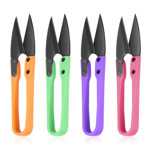 4PCS Mini Bonsai Pruning Scissors, StainlessSteel Gardening Clipper