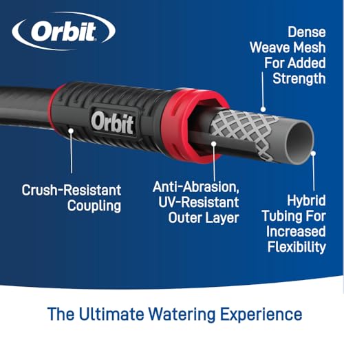 Orbit Pro POLYFUSION Heavy Duty Water Hose (100-Foot x 5/8-Inch) - size: 100 Ft, style: Pro Polyfusion