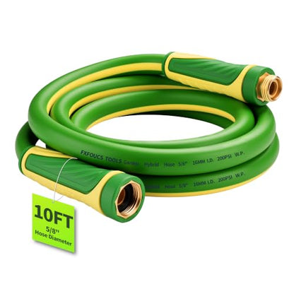 Garden Hose 10ft x 5/8", Heavy Duty Water Hose, Kink Resistant - color: Green, size: 10FT