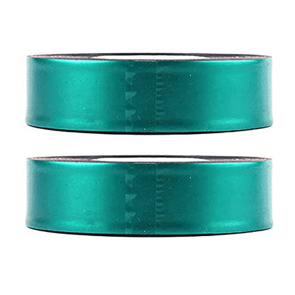 2 Rolls Stretch Tie Tape Garden Tie Green Thick Plant Ribbon for Indoor Outdoor Patio Plant Tree, Branches, Climbing Planters, Flowers, 1 Inch Wide by 150 Feet Long - size: 1 Inch