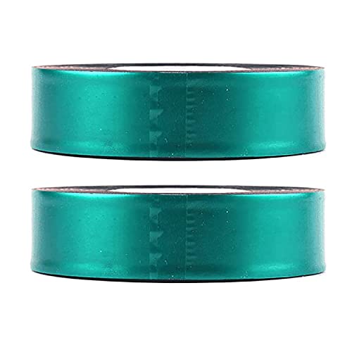 2 Rolls Stretch Tie Tape Garden Tie Green Thick Plant Ribbon for Indoor Outdoor Patio Plant Tree, Branches, Climbing Planters, Flowers, 1 Inch Wide by 150 Feet Long - size: 1 Inch