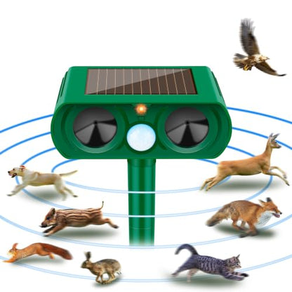 Deer Repellent Devices,2026 Cat Deterrent Outdoor with Motion Sensor 1 Pack