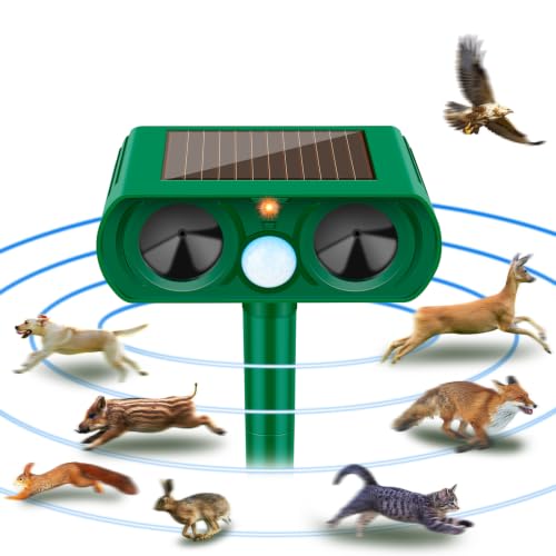 Deer Repellent Devices,2026 Cat Deterrent Outdoor with Motion Sensor 1 Pack