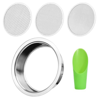 Soil Sieve Sifter Set Stainless Steel,Garden Sieve Set with 3 Interchangeable Mesh 1,3,5mm,Sifting Screen for Dirt, Sand, Rock, Filtration, Compost, with Soil Scoops Gardening Tool - style: 131
