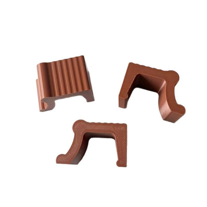 3D Printing Garden Pot Feet 3 Pcs Plant Pot Lifters 2.48 Inch Long 3.9 Inch Tall Handmade Flower Pot Risers Proof Supports for Outdoor Planters Black - color: Black