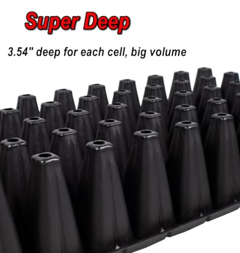 Nothers RooTrimmer 50 Cell, 10pcs-Pack Thick Durable Seedling Plastic Nursery Trays (GGQB50, 10/20) 1