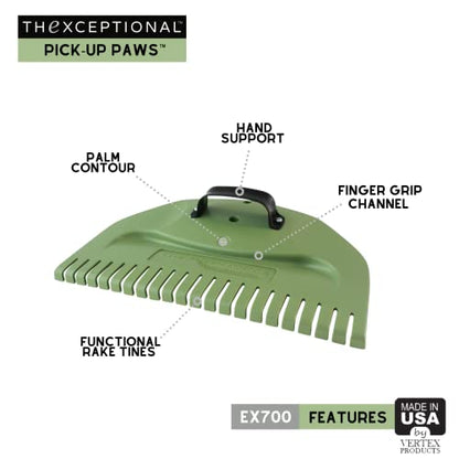 Pick-Up Paws | Heavy-Duty Leaf Scoops Hand Rake Lawn & Debris Grabbers - style: Pick-Up Paws