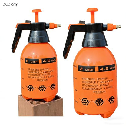 2L Handheld Garden Pump Sprayer (2L Orange) - color: 2L Orange