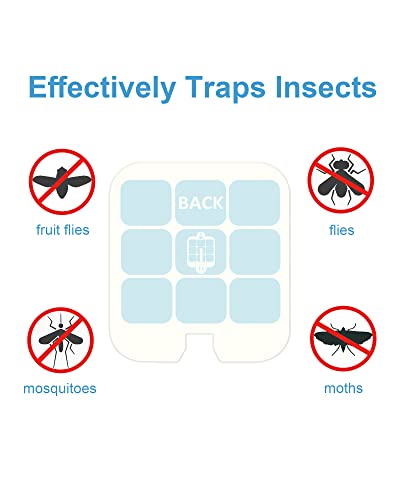 Dichroma Refills for Safer Home Indoor Fly Trap & Dynatrap DT3005W, 20 Pack - style: 20 Pack