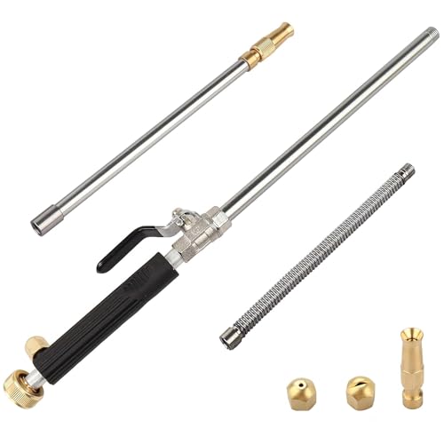 39'' High Pressure Washer Hose Attachment Jet Nozzle Sprayer Wand - color: Black-Extend