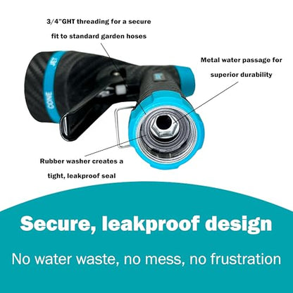 Gilmour Heavy Duty Front Control Garden Hose Nozzle with Swivel Connect - style: Front Control