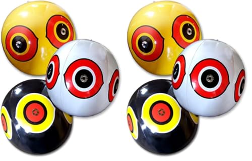 Bird-X SE-Pack Visual Decoy, 3 Count (Pack of 2), Yellow, Black, and White - size: 3 Count (Pack of 2)