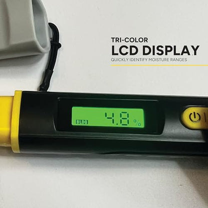 General Tools MMP100 Compact Digital Moisture Meter Wood Detector Tester