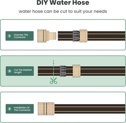 Giraffe Tools Garden Hose 5/8", 6ft Short Garden Hose - size: 6FT Male Female