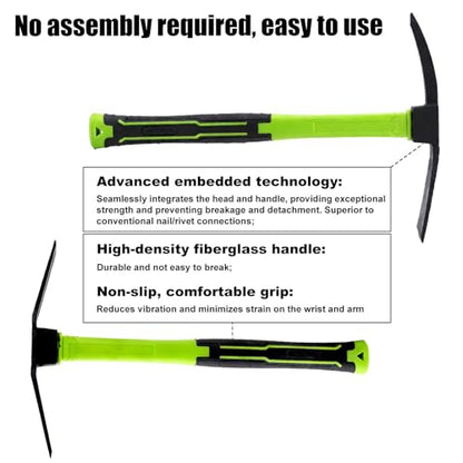 2pcs Garden Hoe and Hand Rake Set