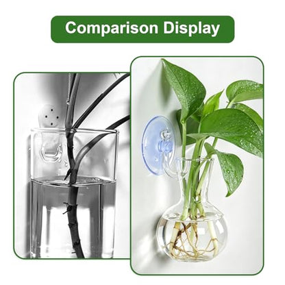 8 Pack Window Propagation Stations, Plastic Plant Terrarium Vases - size: 8 Pcs