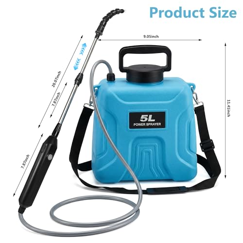 High Reach Plant Waterer with Spray Can Electric Water Sprayer