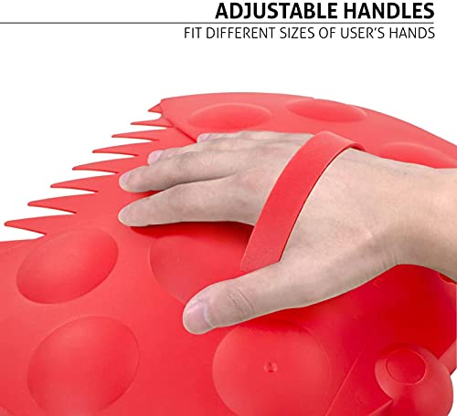 GardenHOME Leaf Scoops, Hand Rakes & Leaf Grabbers, Red Ladybug Pair - style: red ladybug shape