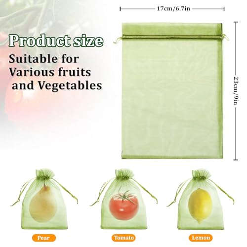 50 PCS 6X9 inches Fruit Protection Bags, Fruit Bags for Fruit Trees - size: 6X9