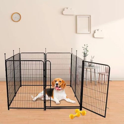 Getlay Fencing for Garden Beds, 14 Panels Total 31 Ft(L), Gate 21 inches Wide with Low Sills. Fencing 40 inch High, Dog Digging Fence Barrier,Garden Fence with Gate, Dog Fences for the Yard - size: 40''(H)-14panels-31ft(L)