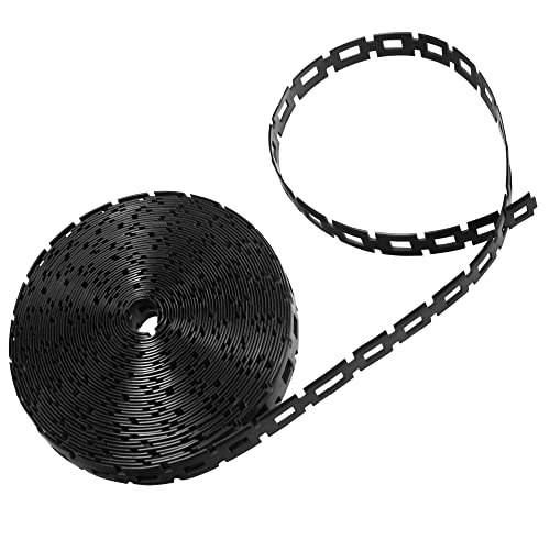 50 Ft Plastic Chain Lock Tree Tie, 1/2" Wide Adjustable Tree Support Straps - color: 1 Pcs