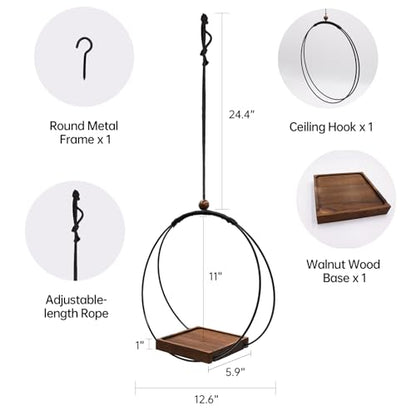 Adnkwolivt Hanging Planter for Indoor Plants - Outdoor Plant Hanger, Mid Century Metal Plant Hanger, Indoor Conner Ceiling, Gift for Mom, Plant Lovers, Housewarming - size: 1 Pack
