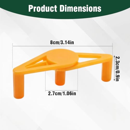50 Pack Plant Training Clips, Orange Adjustable Low Stress Stem Bending Clips, Plastic Plant Tie Clips for Grow Tent Vegetable Flower Houseplant Cultivation - color: Orange