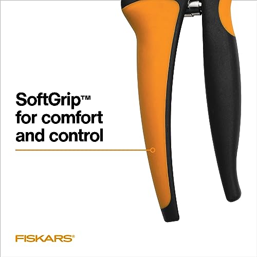Fiskars SoftGrip Bypass Pruning Shears, 5/8" Cut Capacity Garden Clippers - size: SoftGrip