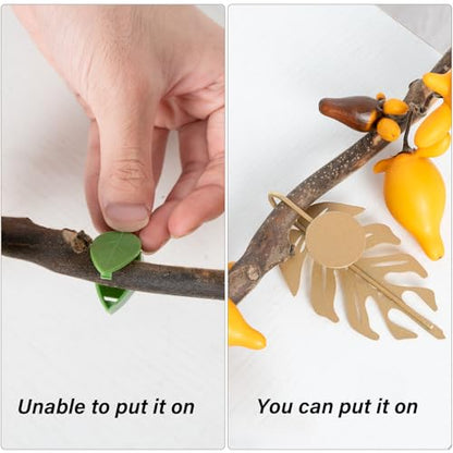 15 Pack Money Plant Hooks for Wall - Indoor Pothos Plant Support - color: Gold