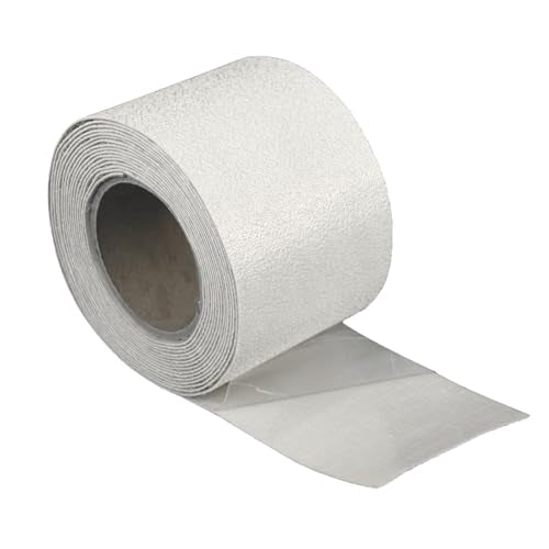 Reflective Pavement Marking Tape Slip-Resistant and Durable, Heavy-Duty Rubber Base for Outdoor Applications, Perfect for Driveways, Walkways, and Parking Areas (White, 4 Inch X 18 Feet) - color: White, size: 4 Inch x 18 Feet