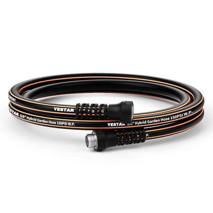 Garden Hose 5 ft x 5/8",Heavy Duty Water Hose - color: Black, size: 5FT