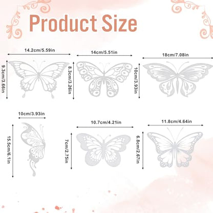 24 Pieces Window Decals to Prevent Bird Strikes, Anti Collision Windows Stickers to Prevent Bird Strikes Double Sided Windows Decals No Glue Needed Reusable Static Clings for Birds Window Deterrent