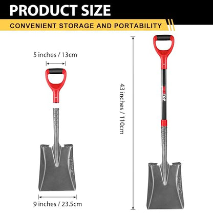 Transfer Shovel Fiberglass Handle 43in for Garden & Construction