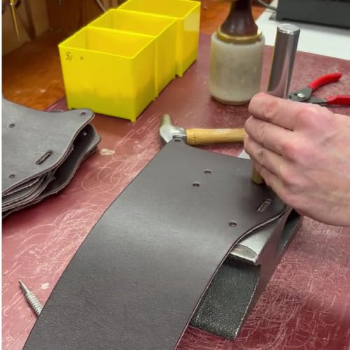 Fanno Curved Trail Pack Saw with Handmade Leather Scabbard, 19" Cutting Edge, Saddle Mounted Hand Saw for Horse Packing, Trail Riding, Hunting, ATV & UTV - size: 19"