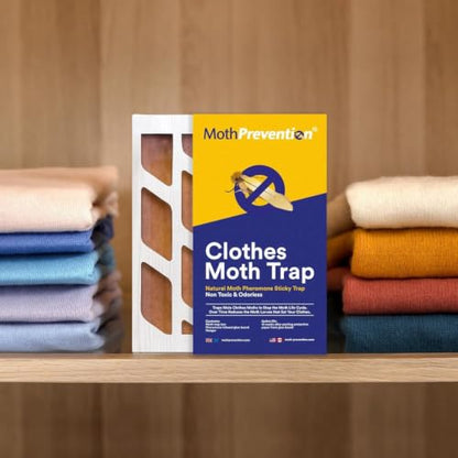 Clothes Moth Trap Replacement Strips (6 Strips in Total) - Refills for MothPrevention Moth Traps - for Closets & Clothing